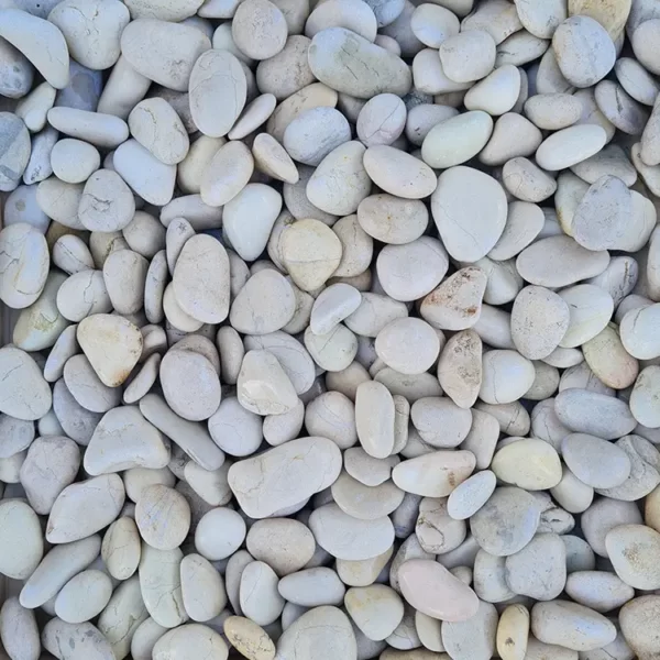 25-35MM Cream Pebbles 20KG (Bagged)