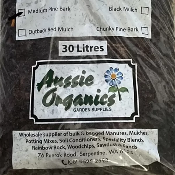 Chunky Pine Bark 30L (Bagged)