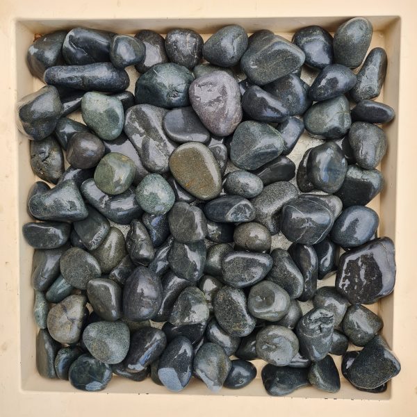 50-70MM Black Pebbles 20KG (Bagged)