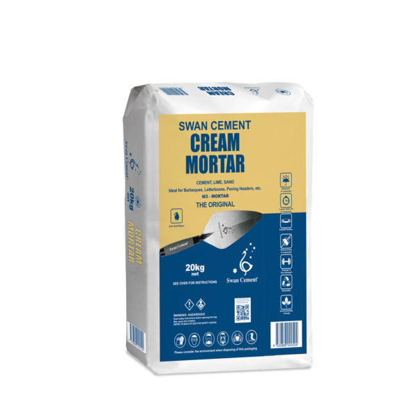 Cream Mortar Cement 20KG (Bagged)
